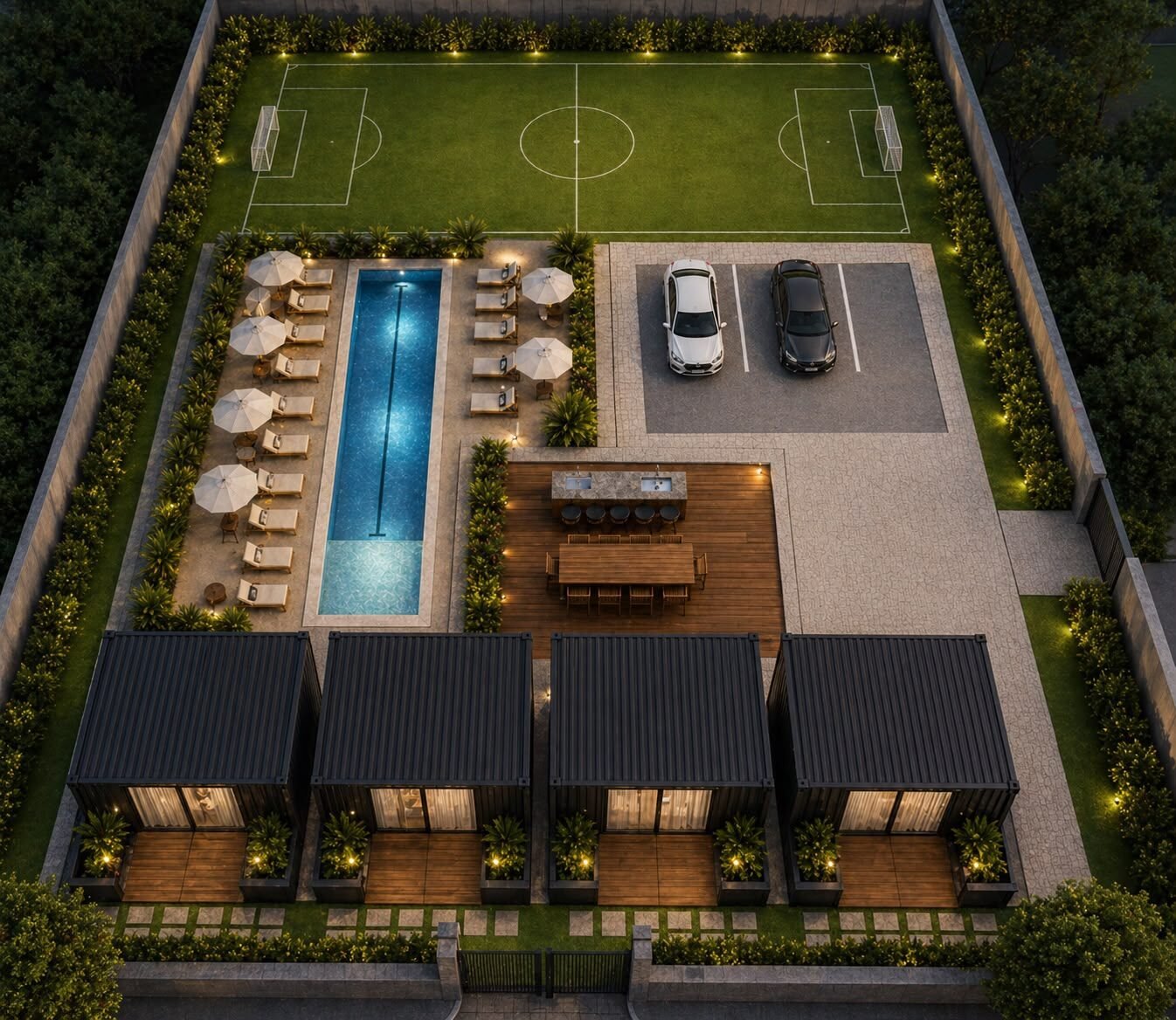 Residencial e lazer